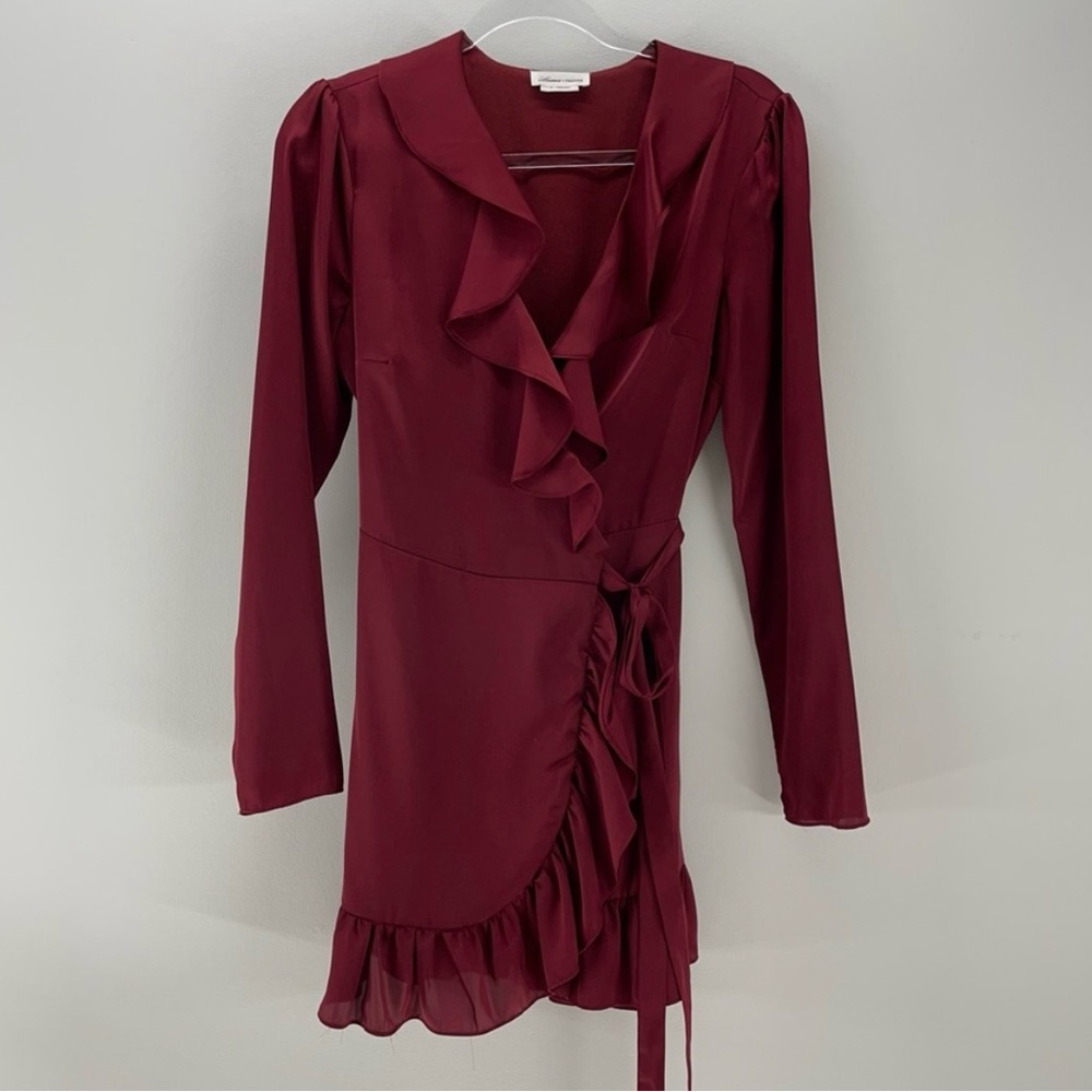 Lovers & Friends : Flynn wrap ruffle sexy revolve dress red party wedding dress